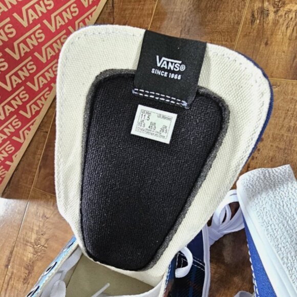 VANS Sk8-Hi BOLT Big Reveal Shoes CLASSIC NAVY Sz US 11.5 Men/ 13 Women - Picture 4 of 7